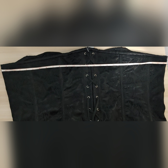 Daisy Corsets Lavish Black Lace Front Zipper Size 6X NWT - Picture 9 of 13